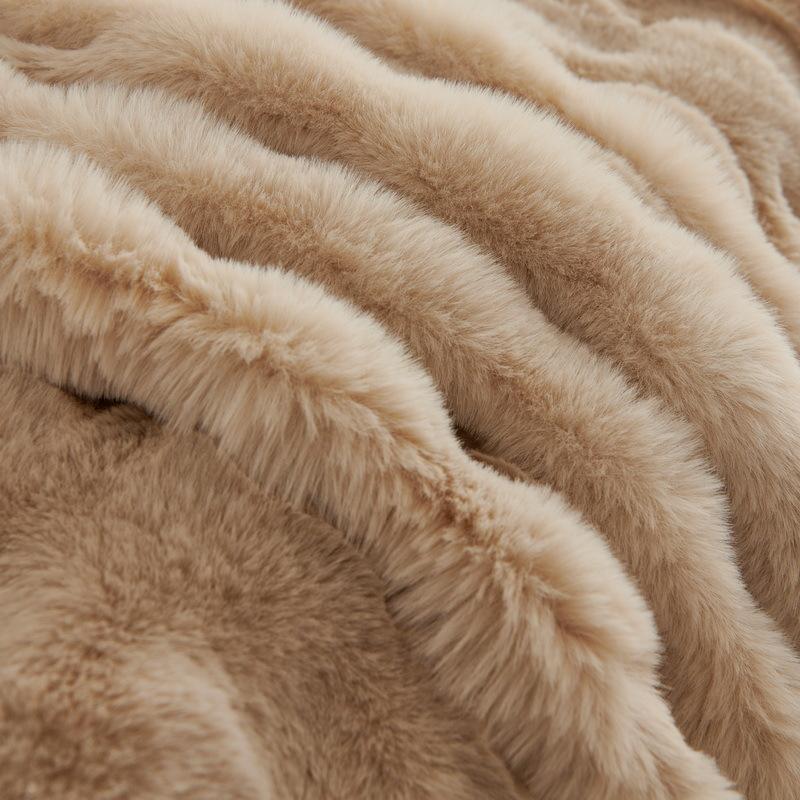 Sofa Cover Towel Winter Plush Non-Slip Sofa Cover Anti-Scratching Cushion Blanket
