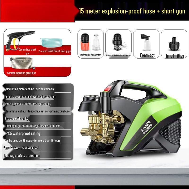 High-Power Adjustable Pressure Automatic Car Washer Cleaner