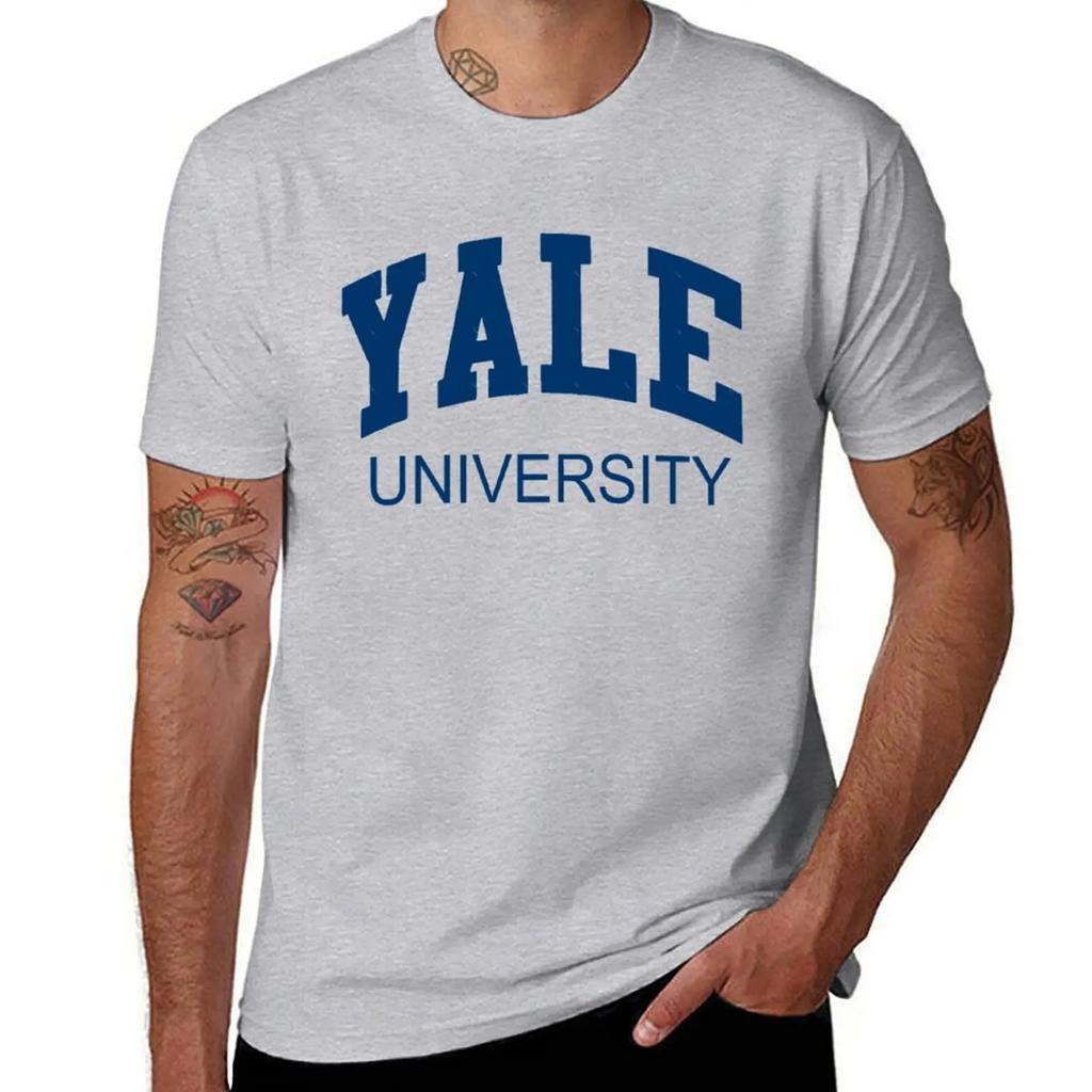 Yale University Tshirt Boys Whites New Edition Hippie Clothes Short Sleeve Tee Black T Shirts For Unisex