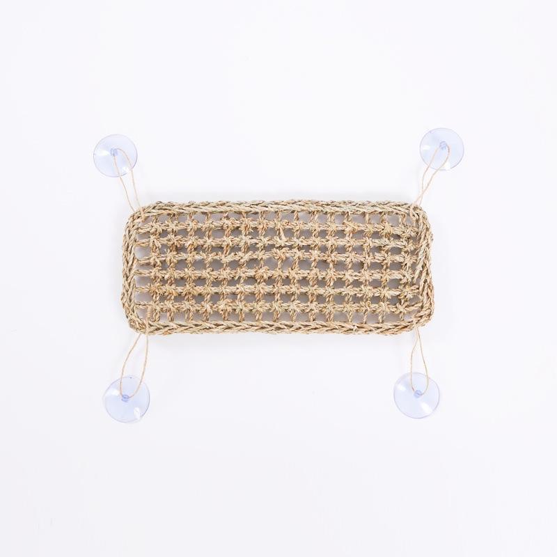 Parrot Grass Net Climbing Ladder for Reptile Hide Bird Swing Hammock with Suction Cup for Terrarium Bearded Dragon Accessories