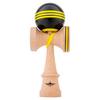 KENDAMA USA Kaizen Kendama Jet Shape Triple Split Improved Kendama Triple Split JET Shape (Black Yellow)
