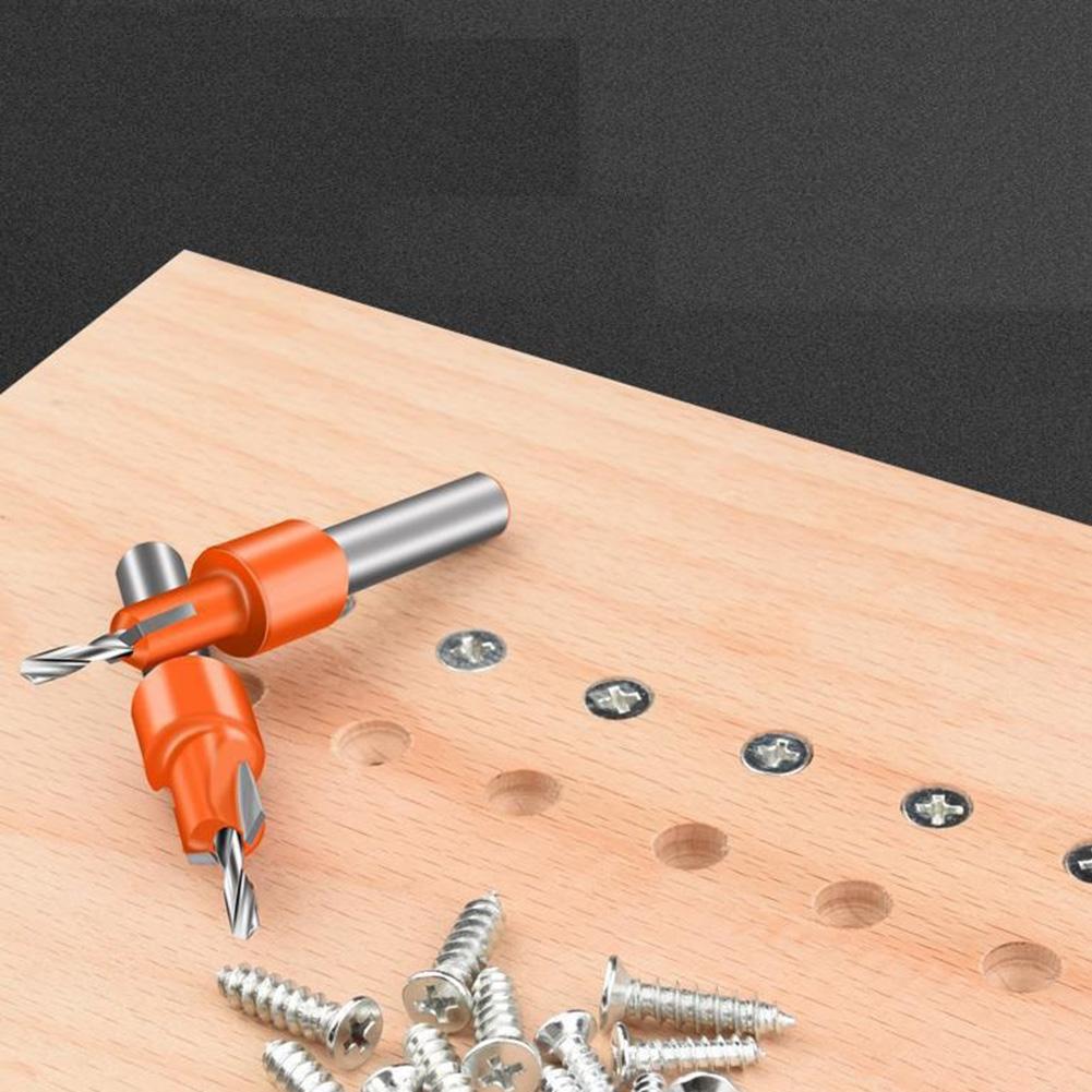 Countersink Drill Bit Self Tapping Screw Taper Hard Alloy Woodworking Electric Drill Acc