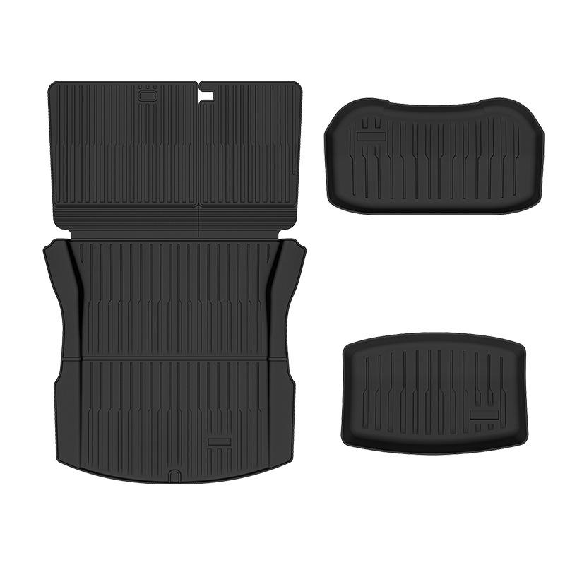 Tesla Model 3/Y Full Surround TPE Floor Mats (Left/Right Rudder)