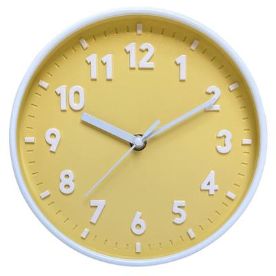 Modern Easy To Read and Minimalist Wall Hung Clock Silent Non-ticking Wall Clock for Study Bedroom Living Room Bathroom Kitchen
