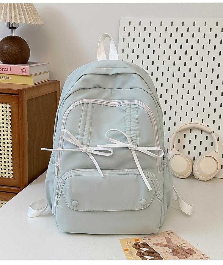 Japanese High-Value, Fresh And Sweet Candy-Colored Backpack, Lightweight And Large-Capacity Backpack For Junior High School Students