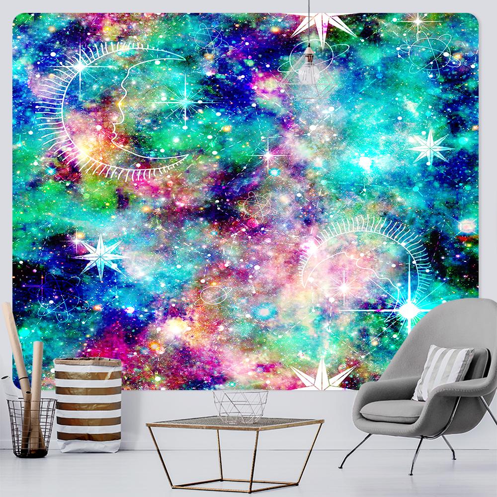Galaxy Lilo Fantasia Tapestry Backdrop Cloth Hippie Boho Decor Yoga Mat Bedroom Wall Hanging Room Aesthetic Decor Home Decor