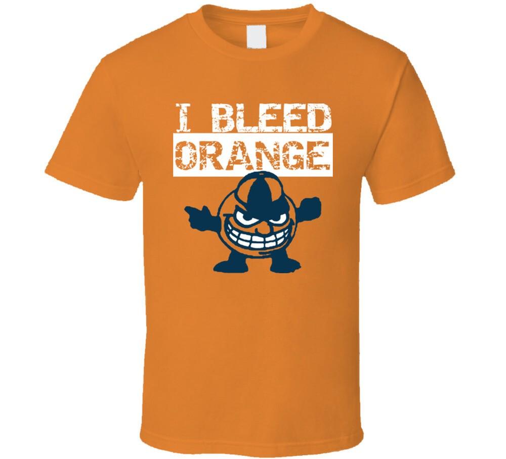 

I Bleed Orange Syracuse Basketball T Shirt L