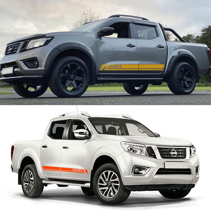 Pickup Door Side Sticker For Nissan Navara NP300 SL ST Truck Graphic Style Car Decor Decal Vinyl Cover Auto Tuning Accessories