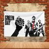 Green Day Band Party Flagge Polyester Bedruckte Fahne Banner Wandteppich für Garten Garage Dekoration Konzert Flagge