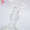 Portable Classic Crystal Glass Candle Holder Dining Table Solid Crystal Candlestick