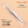 Eyelash Curler & Tweezers Set: Gold Feather Design for False Lashes and Extensions