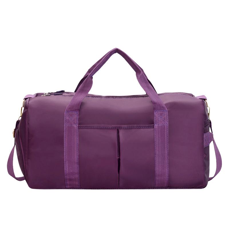 Women's Lightweight Travel Bag with Shoe Compartment - Multifunctional Gym Bag with Wet/Dry Separation