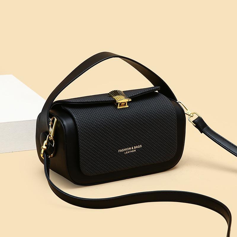 2025 Women's High-End Solid Color Handbag: Fashionable, Versatile Shoulder & Crossbody Bag
