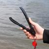 Crocodile Grip Type Fish Catcher ABS Resin Fish Tongs Fish Clip Lightweight with Locking Function 223cm Rust-free