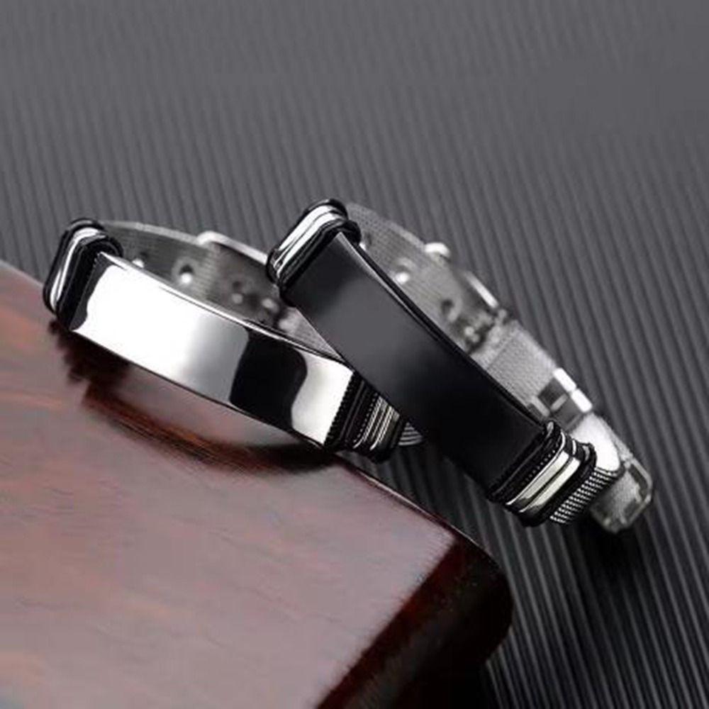 Net Band Family Friendship Bracelet Silver Couple Bracelet  for Men and Women