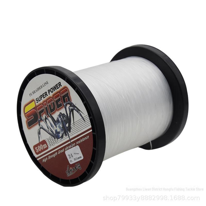 Filo da pesca extra spesso grande, 500 m blu per storione, canna da mare, disponibile nelle misure 12, 14, 16, 18