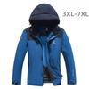 Snowboard Jackets Plus Size Snowboarding Coat Snow Pullover Hooded Winter Warm Insulated Outdoor Sports Waterproof Windproof Skiing Jackets for Men