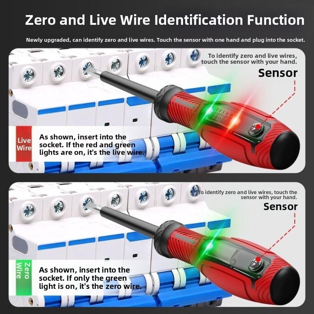Non-contact Induction Non-Contact Screwdriver LCD Display Screen AC Voltmeter  Voltage Measurement