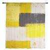 Oil Painting Style Abstract Geometric Yellow Sheer Curtains for Living Room Decor Window Curtains Kitchen Tulle Voile Curtains