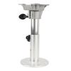 Boat Seat Pedestal Aluminum Alloy 360 Degree Swivel 335 to 490mm Adjustable Height Pedestal for RV Yacht Marine