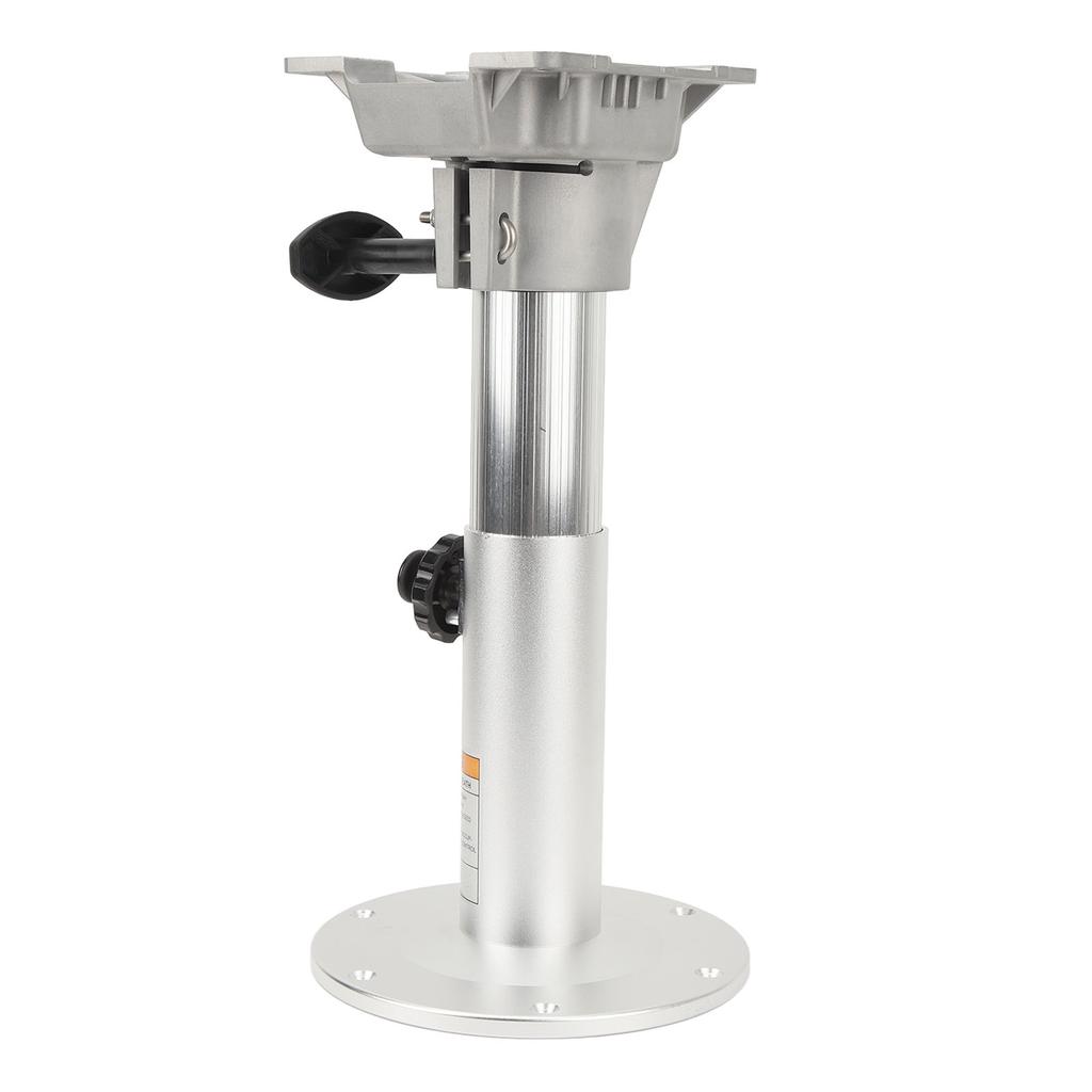 Boat Seat Pedestal Aluminum Alloy 360 Degree Swivel 335 to 490mm Adjustable Height Pedestal for RV Yacht Marine