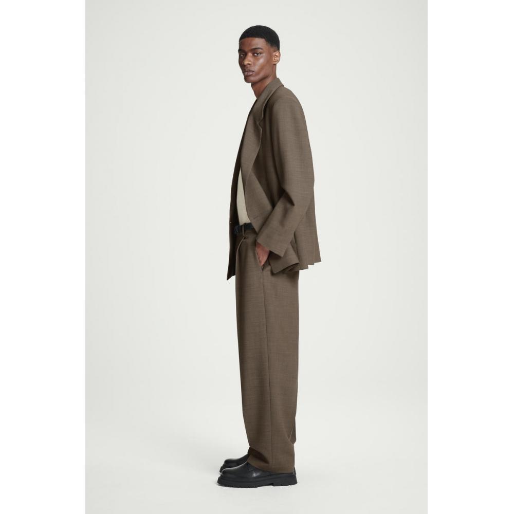 Cos Japan Relaxed Wool Blend Tapered Pants
