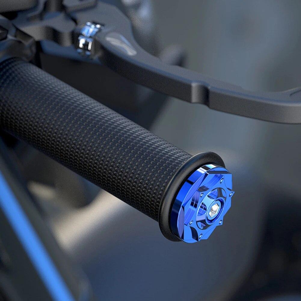 2 STÜCKE Motorrad Lenkerenden Stecker Griffe Stecker Aluminium Lenkerkappen Motorrad für Honda Yamaha KTM Dirt E-Bike Zubehör