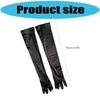 Verlängerte lange dehnbare Damen Handschuhe Spandex Elastische Armstulpen für Cosplay Anime Kostüm