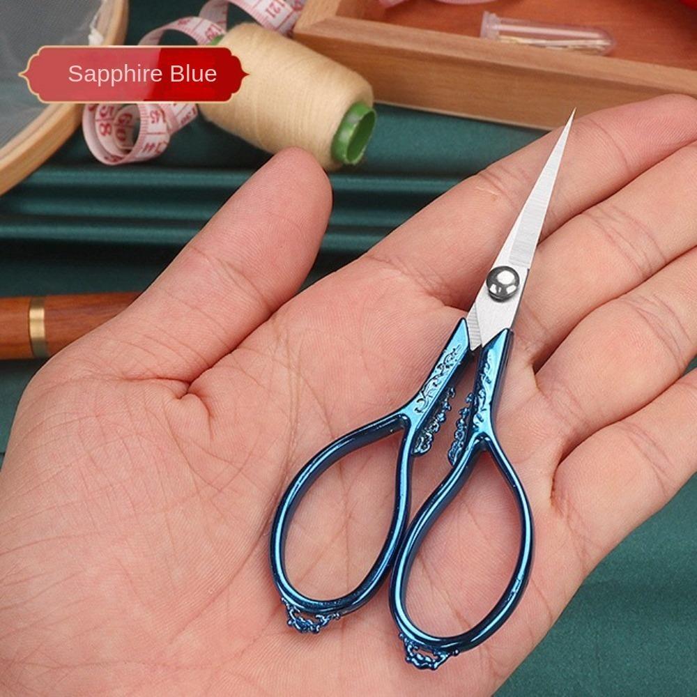 Professional Detail Tailor Scissors Stainless Steel Precision Paper Cutter Office Supplies Embroidery Needlework Scissors