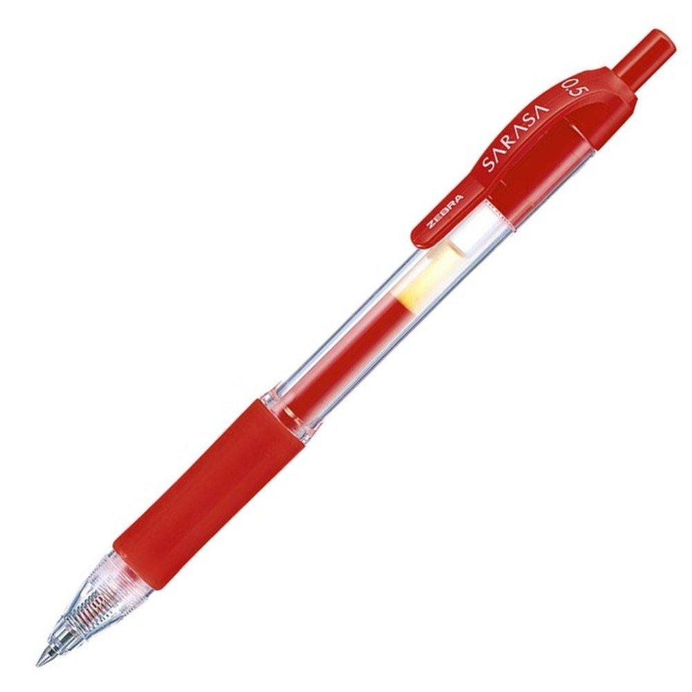 

Zebra Ballpoint Pen Sarasa Red Water-based 0.5 P-JJ3-R
