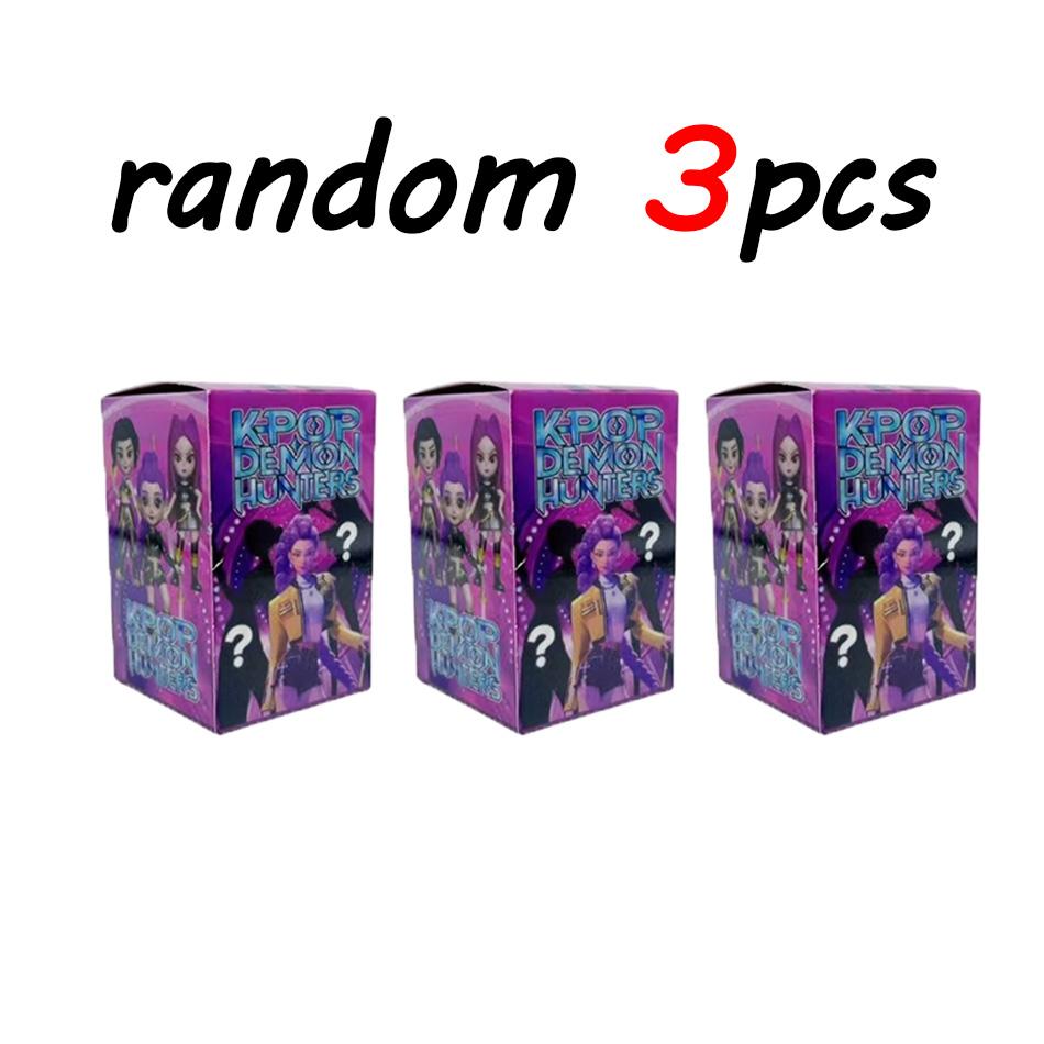 Anime Kpop Demon Hunters Figure Model Toy  Peripherals Blind Box for Kids Collection Figurines South Korea Fan Gifts