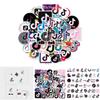 50pcs Waterproof Multi-color Tiktok Short Video App Logo Stickers For Creative Decor