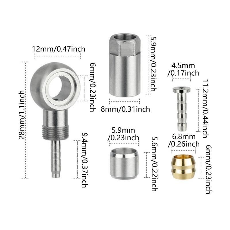 Quickly Connect Fitting Bike Internal Cable Suit Routing Tool Bicycles Brake for Car Service and Mechanical Tasks