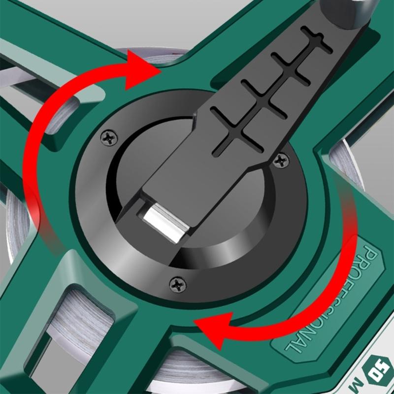Professional Waterproof Tape Measure Easy to Use & Reliable Measuring Tool 30/50/100m for Construction House Decoration