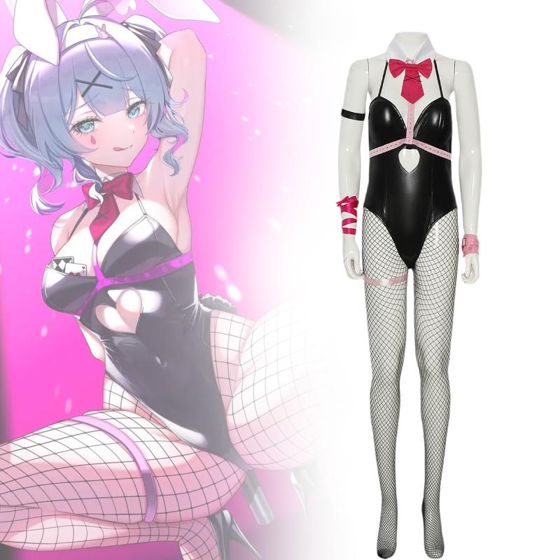 Bunny Sexy Adult Halloween Costume Rabbit Fancy Swimsuit Cosplay Easter Party