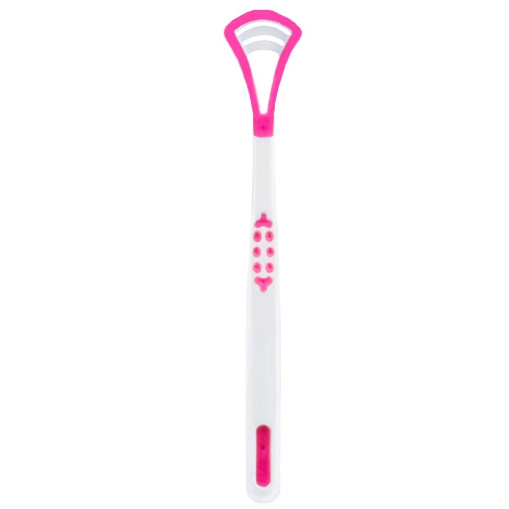 Zungenreiniger Wiederverwendbare Mundgesundheits-Reinigungsbürste, Verhindert Belag auf der Zunge, Reinigt Speisereste, Geeignet für Erwachsene