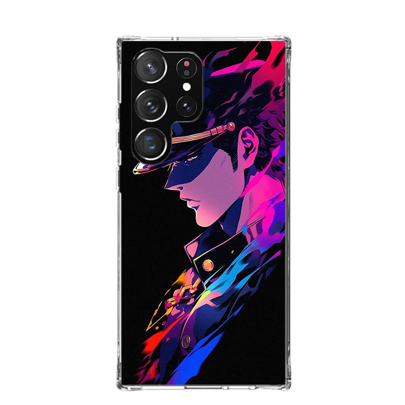 JoJo's Bizarre Adventure Kujo Jotaro Phone Case For Samsung Galaxy S26 Ultra S23 S24 S25 Edge S20 FE S21 S22 Plus Soft Print She