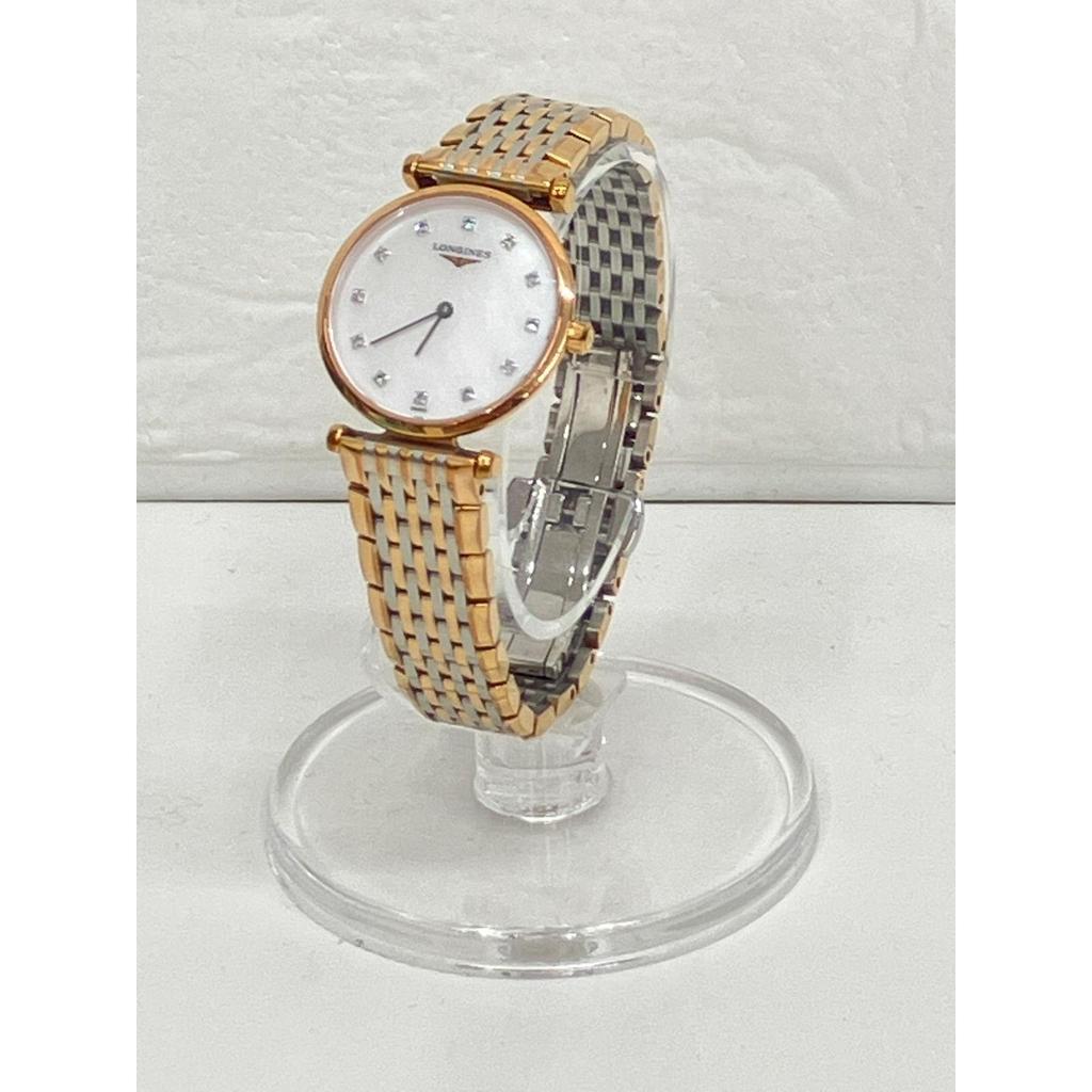 Used LONGINES L4.209.1 Grand Classic 12P Diamond Quartz Ladies No.653