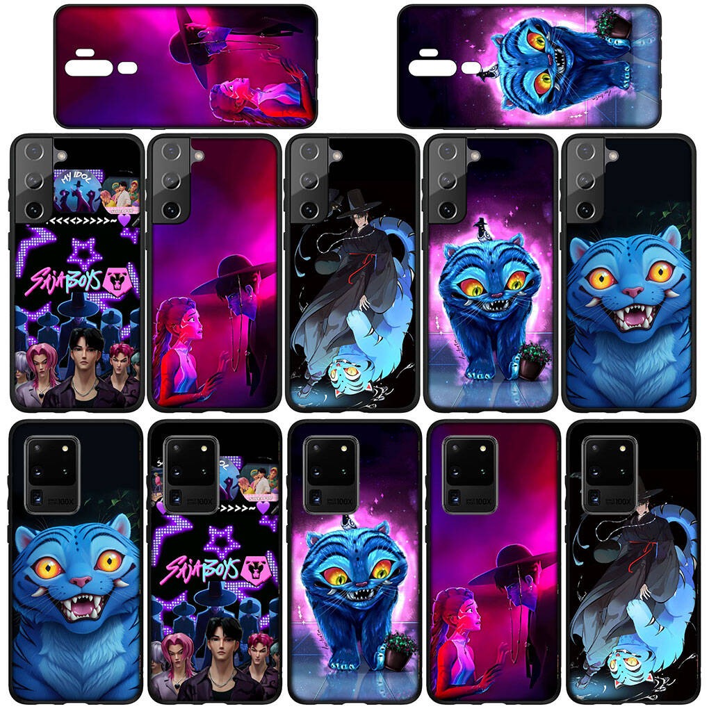 Phone Case for iPhone 17 16 15 Plus Huawei P30 P20 Lite Redmi Note 14 12 11 13 Pro Max OPPO A60 A80 A40 A18 Jinu KPop Tiger Demon Anime Hunters Cover
