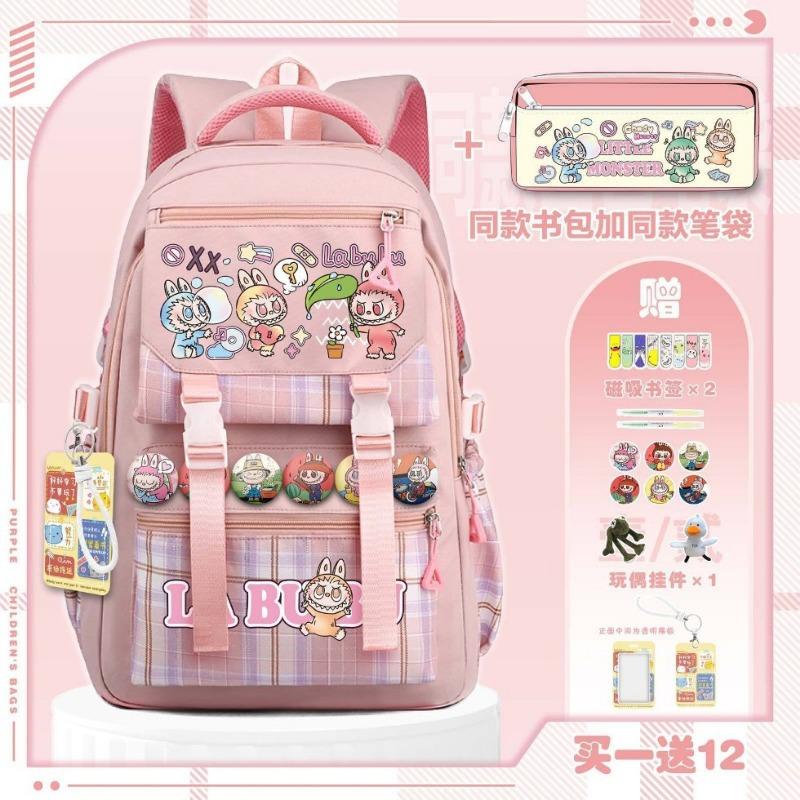 School bag, elementary school students, middle school students, grades 1 to 6, lightweight large-capacity backpack girls