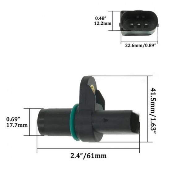 New Cam Camshaft Position Sensor 12141438082 For BMW 525 528 X3 Exhaust Side