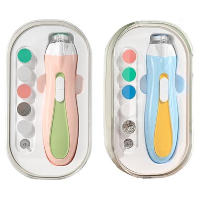 Ferramenta de Cuidado com Unhas de Bebê Fácil de Usar Lixa Elétrica de Unhas de Bebê Lixa Elétrica de Unhas com Pontas de Moagem Suaves Segura para Bebê