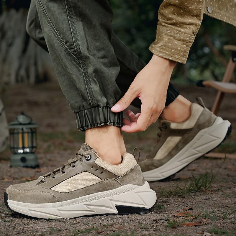 Fashion Leather Shoes Man Casual Loafers Luxury Design Slip On Male Dress Shoes Leisure Style Big Size Outdoor Wear-resistant Sole
