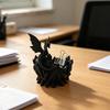 Dragon-shaped Miscellaneous Bowl Fantasy Crystal Cave Dragon Decor Storage Dish for Keys Coins