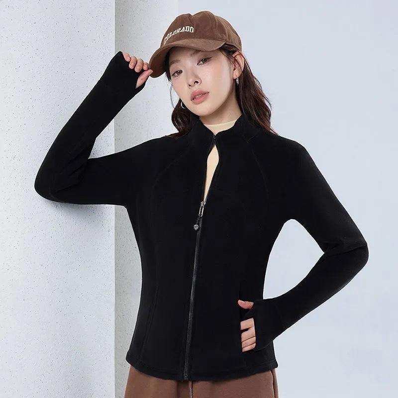 slim-fitting and thin Austrian fleece top women's inner fleece jacket windbreaker sweater jacket