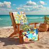 1Pc Simpsons Family Adventure Beach Towel, Quick Dry, Multi-Use for Beach Pool Gym Yoga Home Travel, Christmas, Halloween, Xmas Gift S746