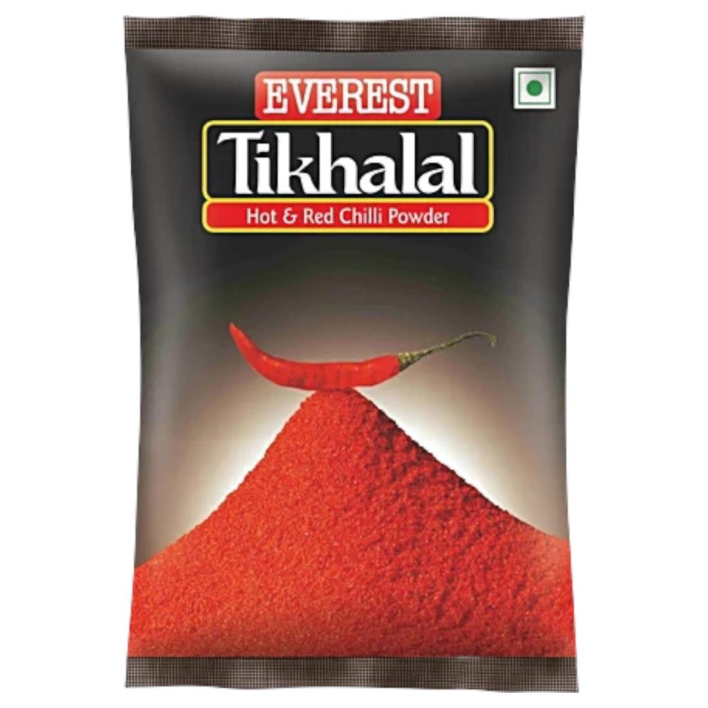 Everest Tikhalal Chilli Powder 500g Pack Spicy Indian Red Chili Seasoning for Cooking