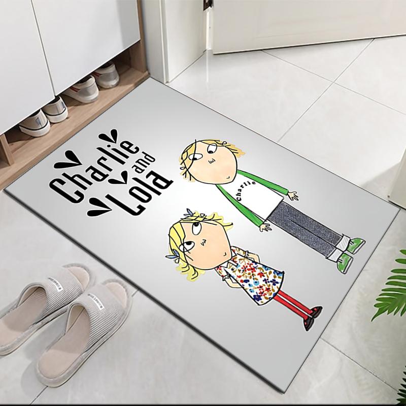 Charlie und Lola Teppich für Bürostuhl Wohnzimmer Schlafzimmer Küche Dekor Geschenke