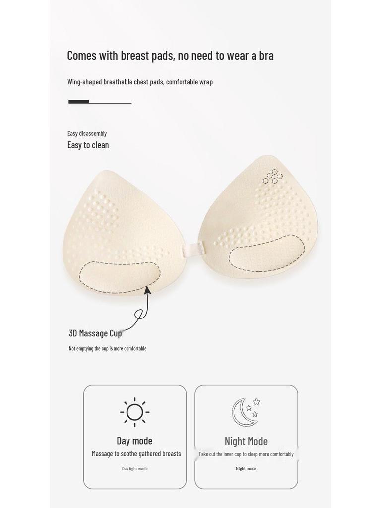 Stoßfester trägerloser Sport-BH: Übergröße, Bügellos, Anti-Hängebrust, Schönes Rückendesign