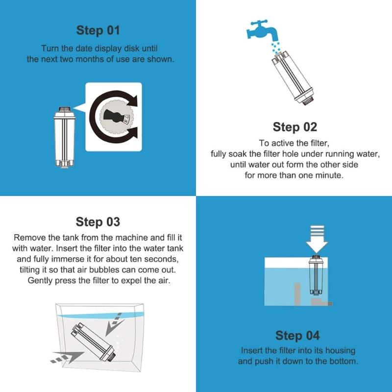 Efficient Coffee Maker Filters Water Filters Coffee Maker Water Filter Cartridge Suitable for Machine Maintenance